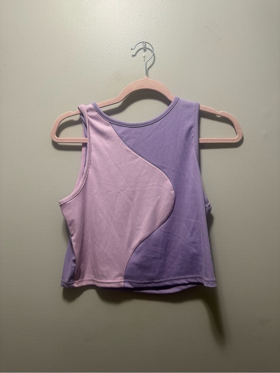 SHEIN Tops - Colorblock Crop Tank Top